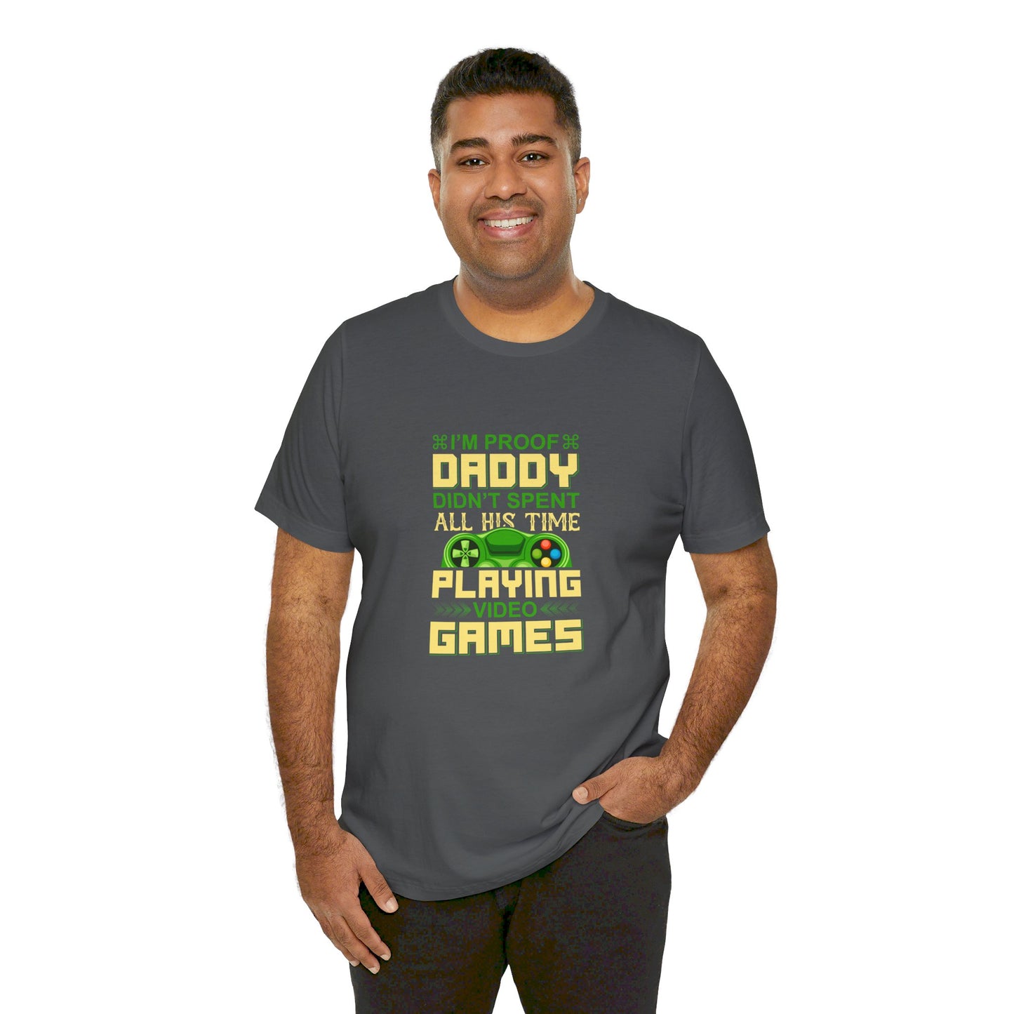 Daddy Gamer Unisex Jersey Short Sleeve Tee Colors