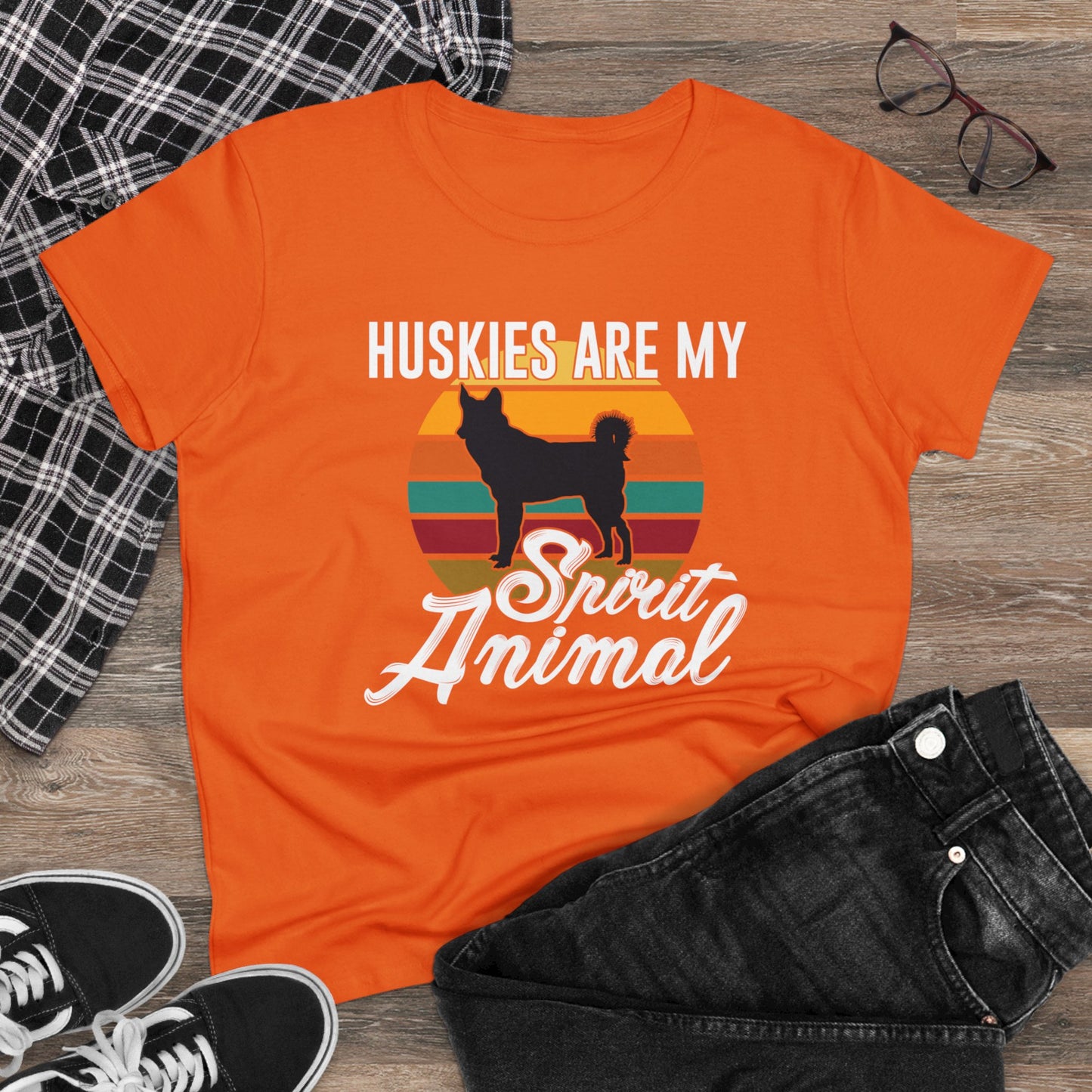 Huskies Women's Midweight Cotton Tee