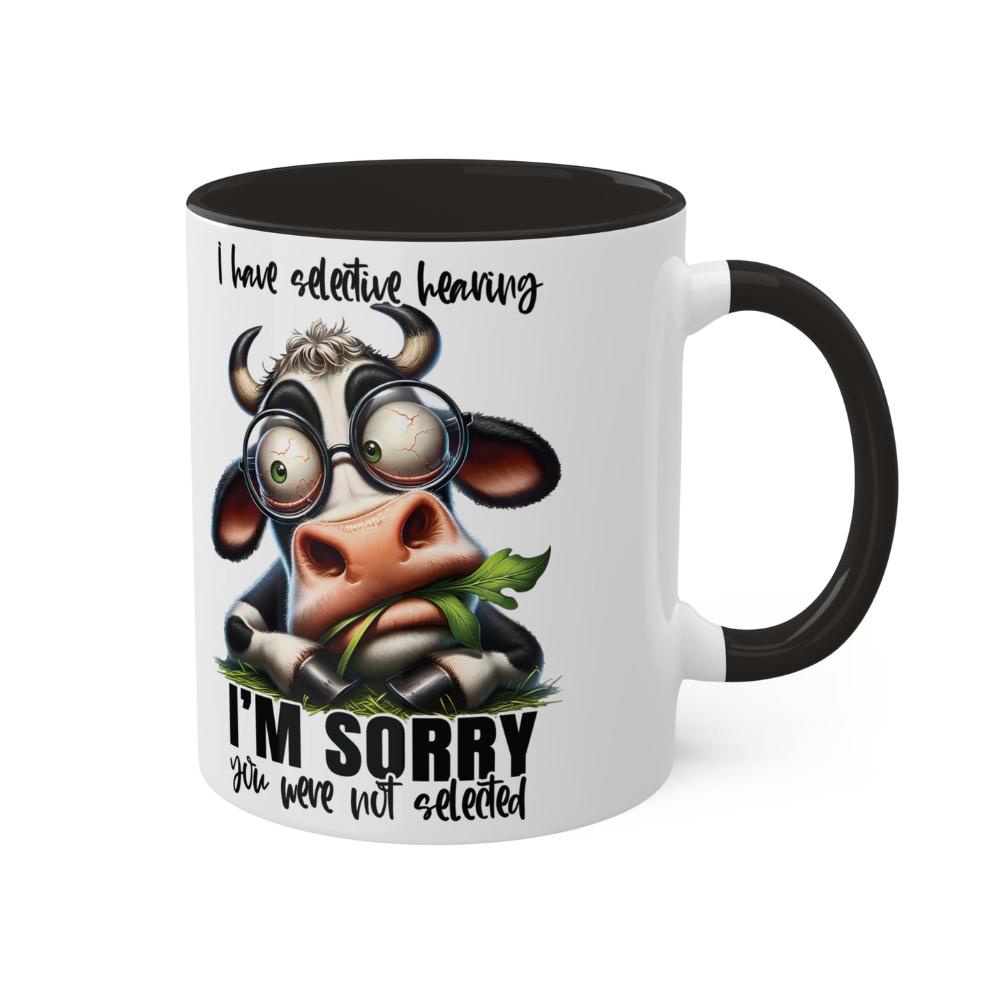 Cow, Funny Designs Colorful Mugs, 11oz