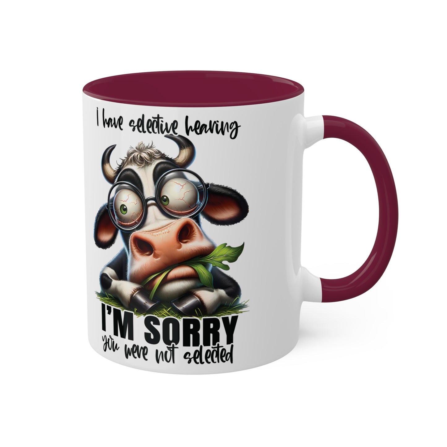 Cow, Funny Designs Colorful Mugs, 11oz