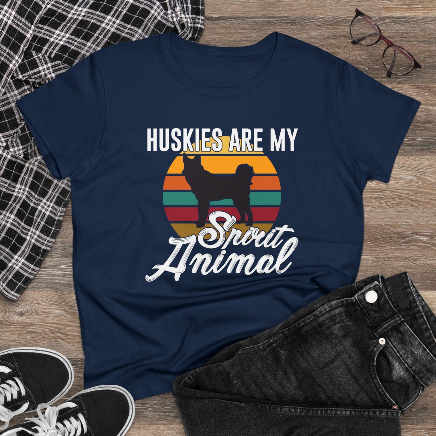 Huskies Women's Midweight Cotton Tee