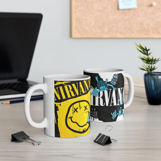 Nirvana animated Ceramic Mug, 11oz