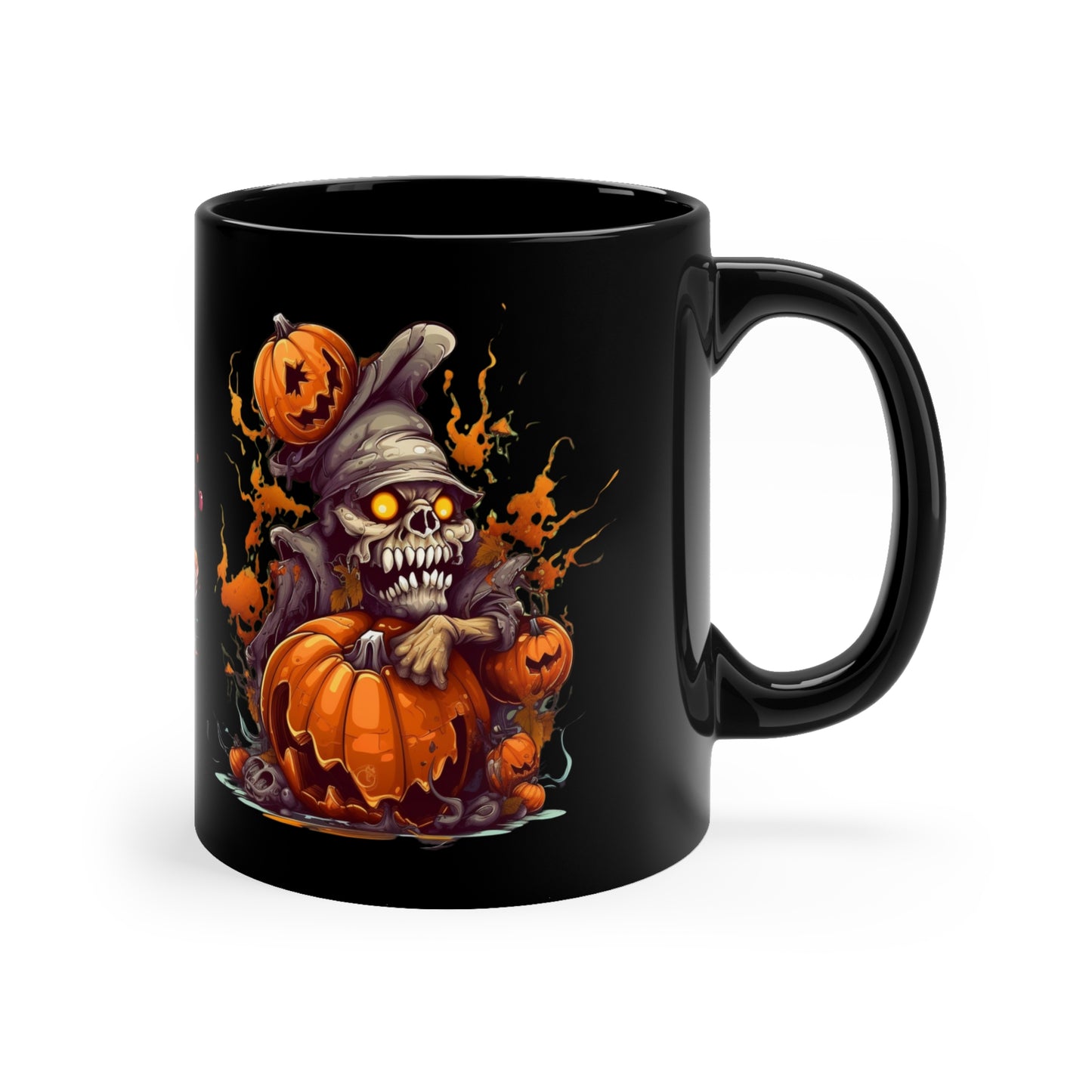 Scary 2 Halloween Black Coffee Mug, 11oz