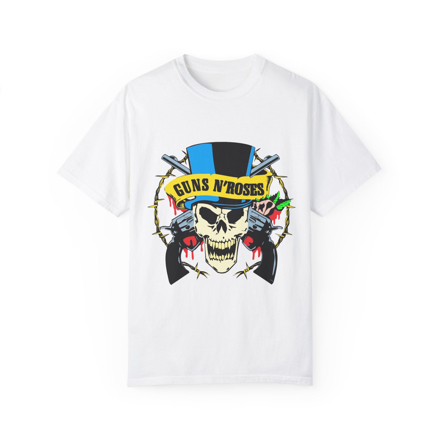 Guns and Roses Unisex Garment-Dyed T-shirt