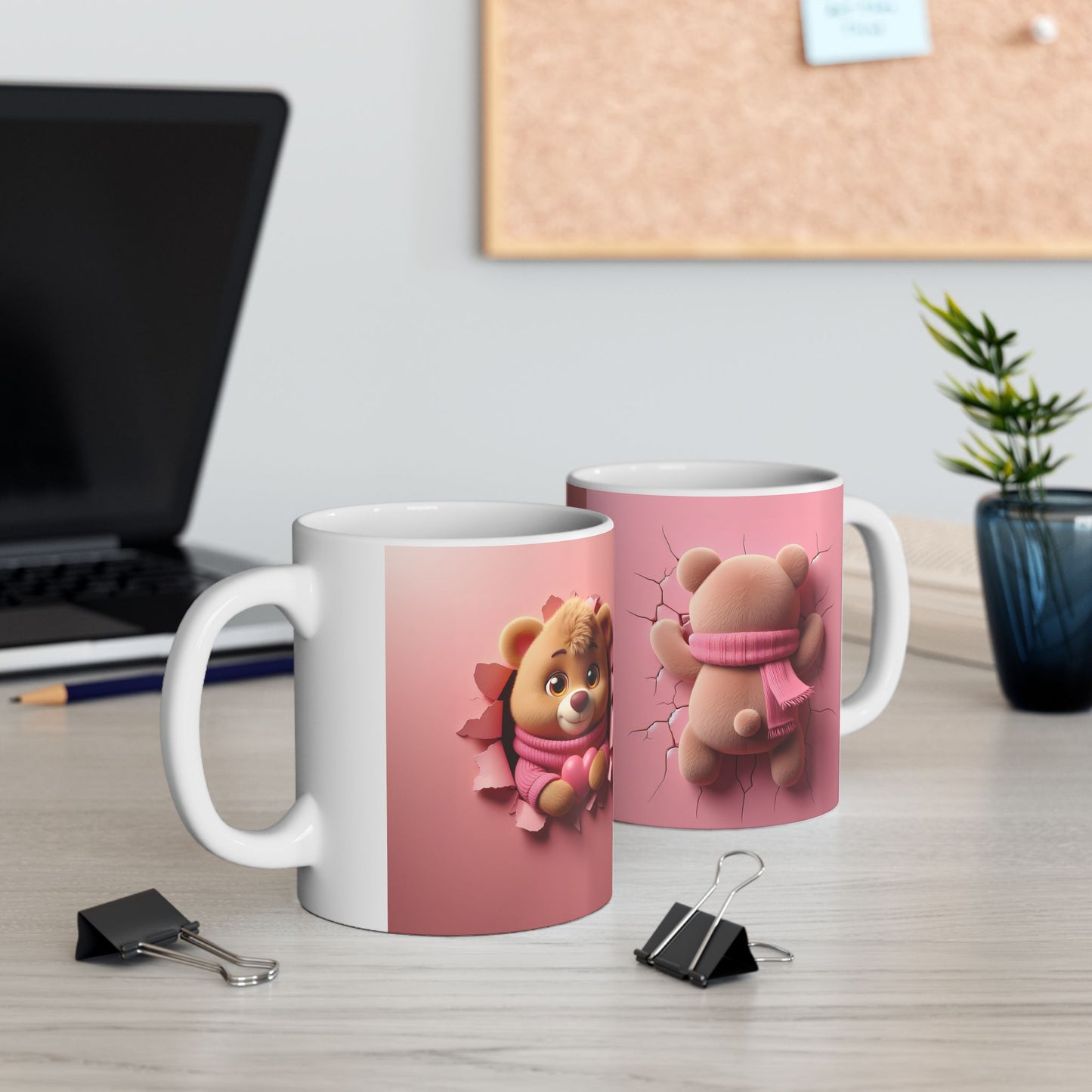 Teddy bear Ceramic Mug, 11oz