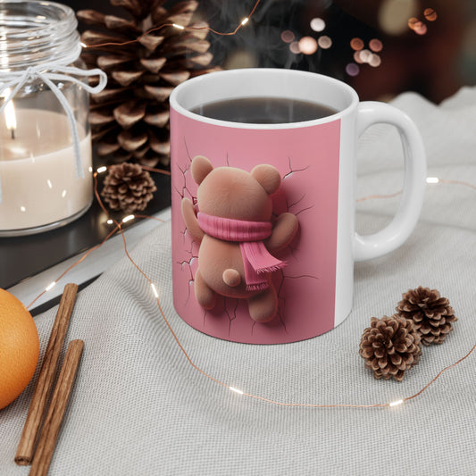 Teddy bear Ceramic Mug, 11oz