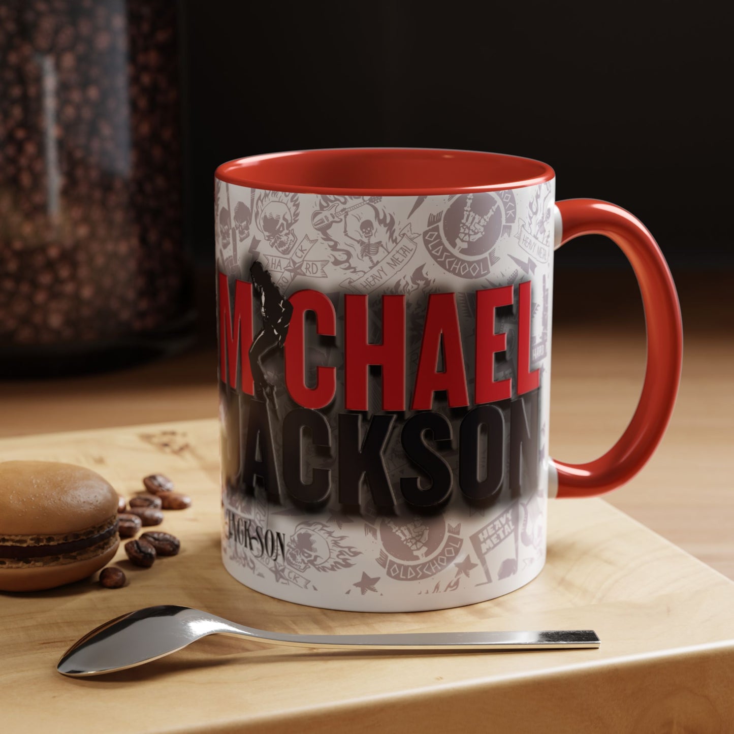 Micheal Jackson Accent Coffee Mug, 11oz