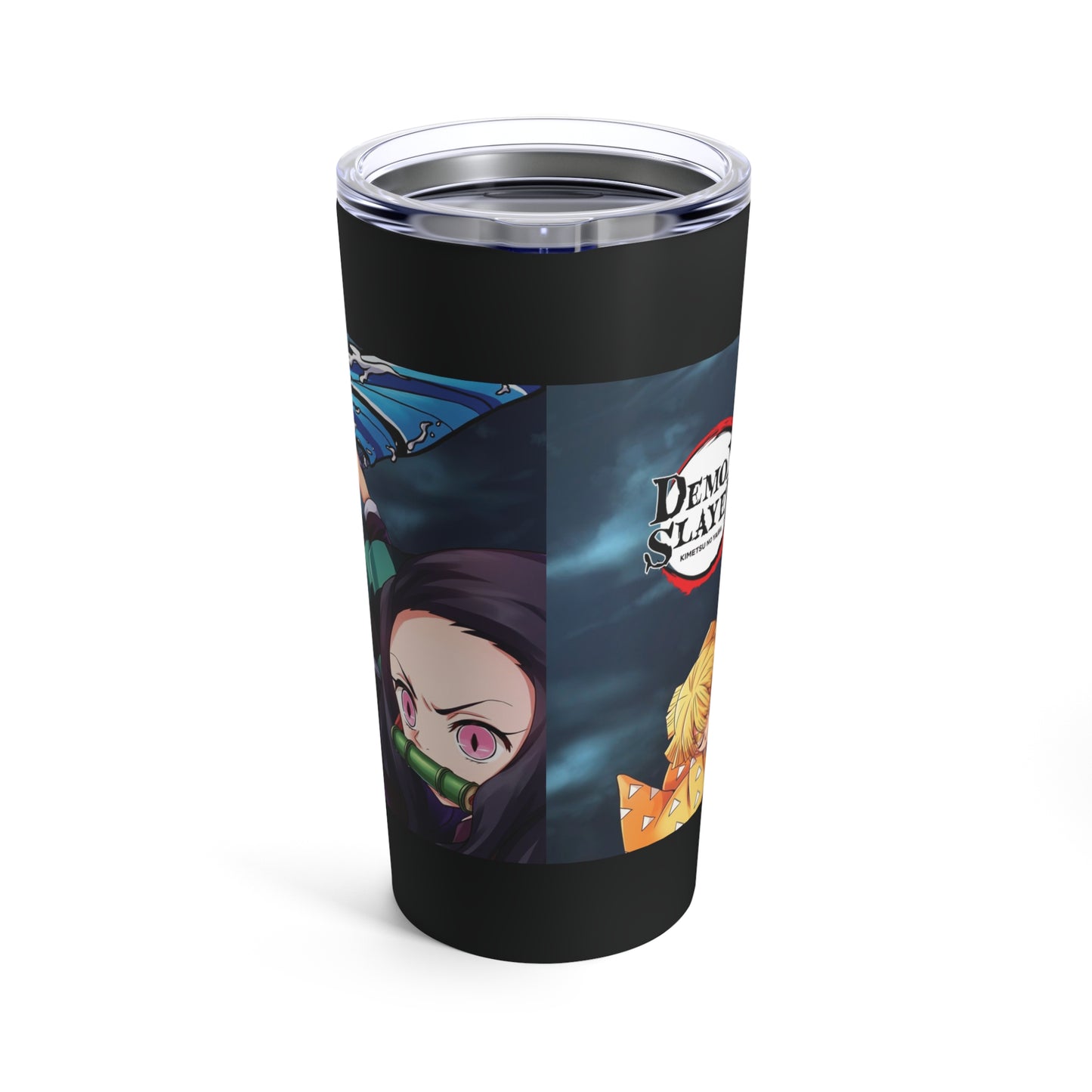 Damon Slayer Black Anime Tumbler 20oz