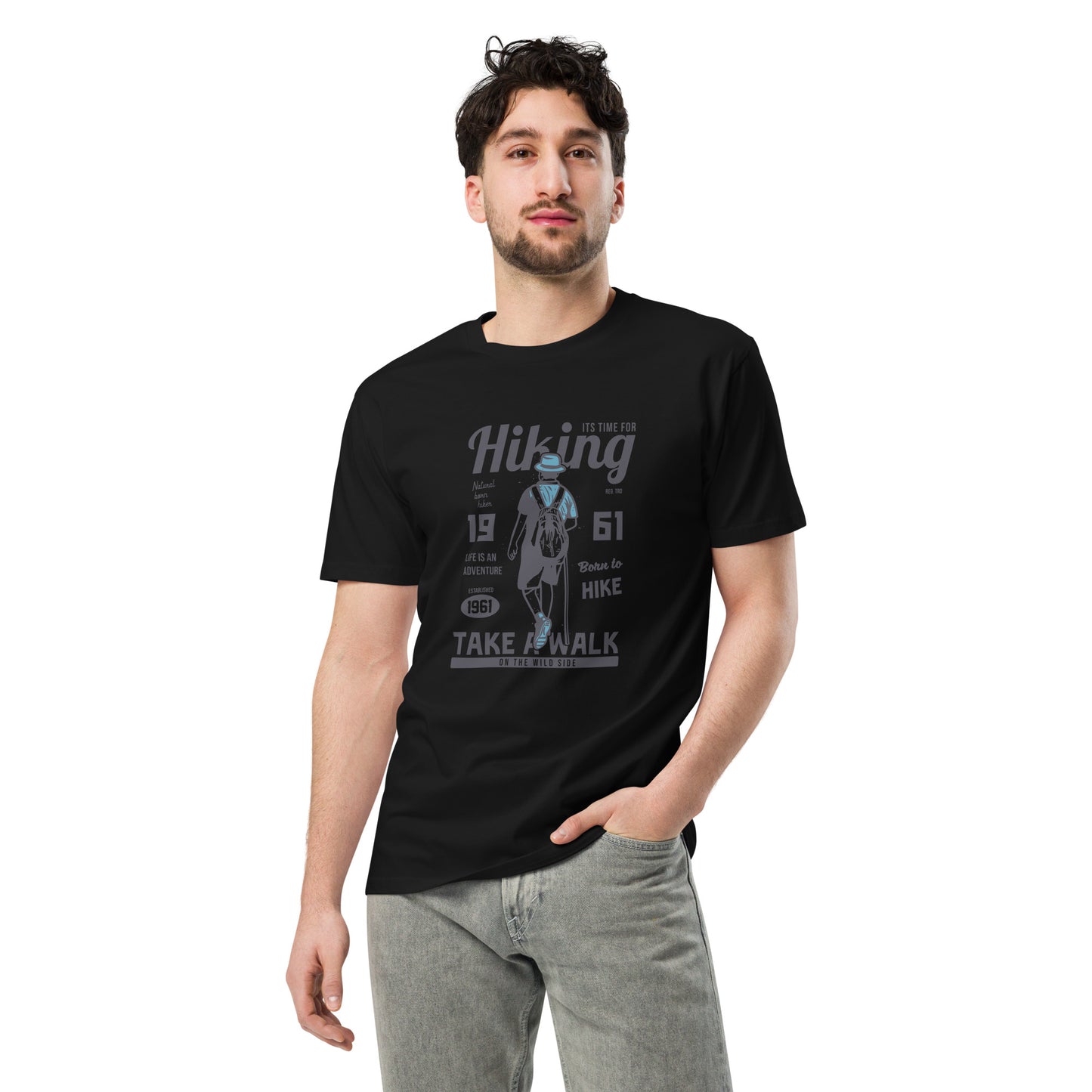 Hiking Unisex premium t-shirt