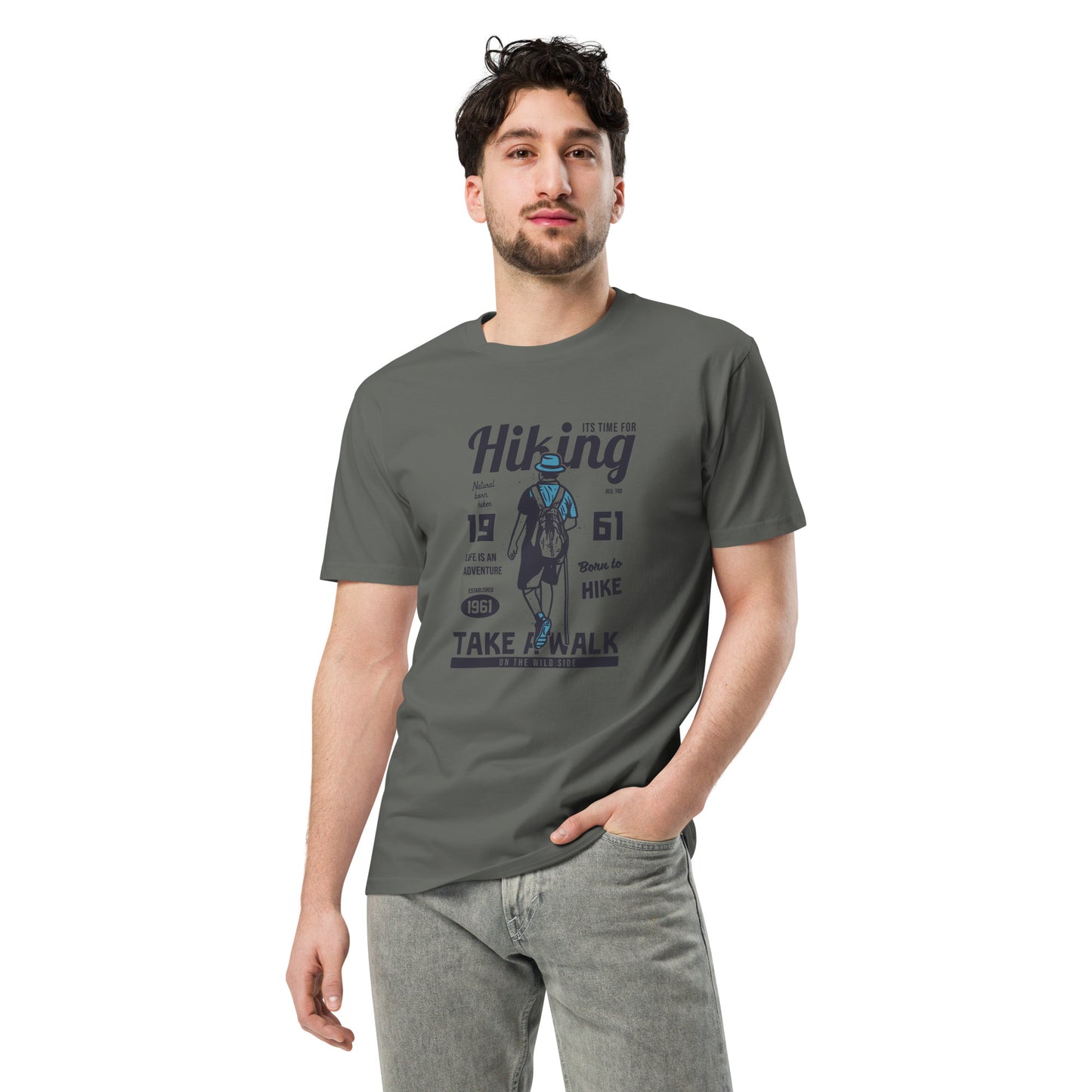 Hiking Unisex premium t-shirt