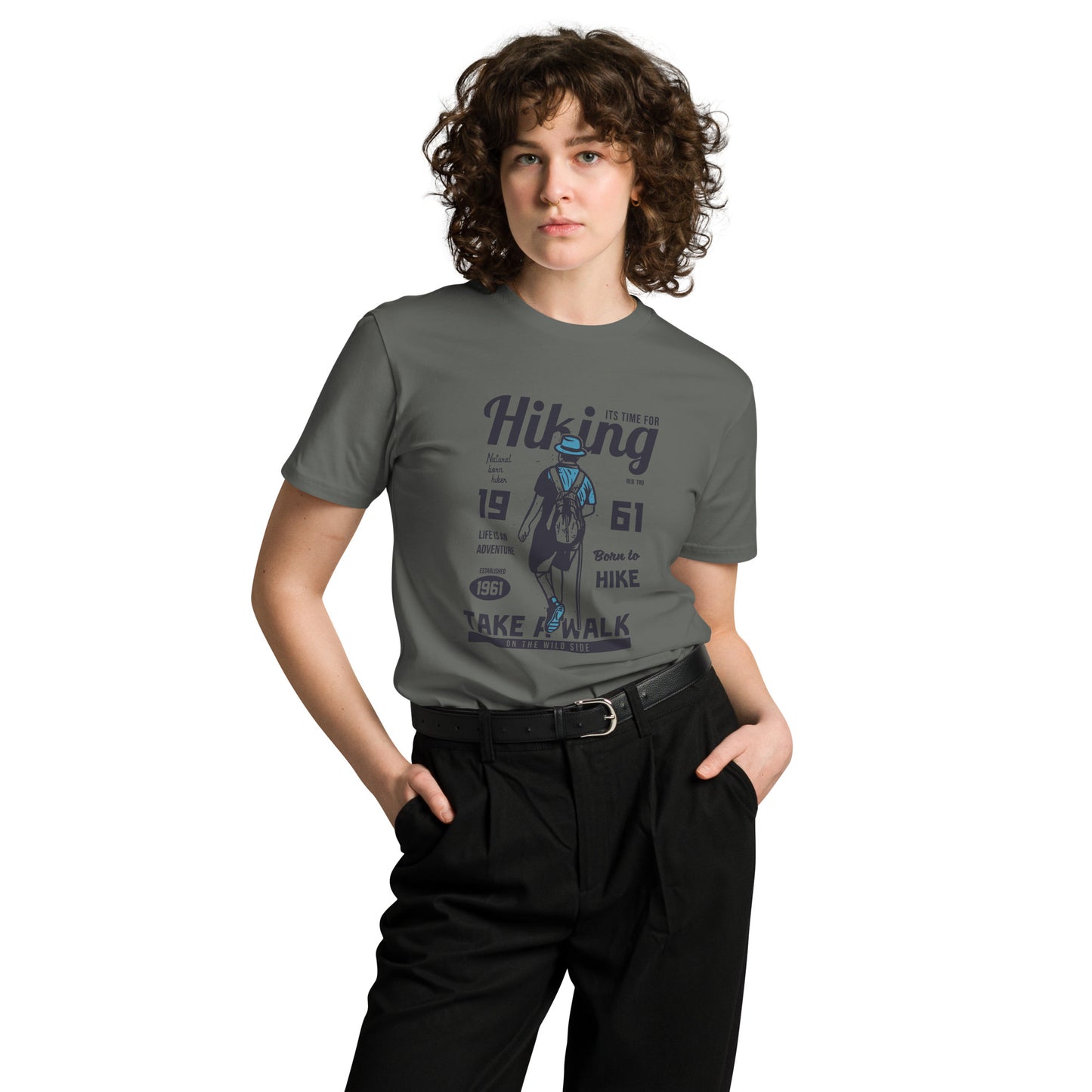 Hiking Unisex premium t-shirt