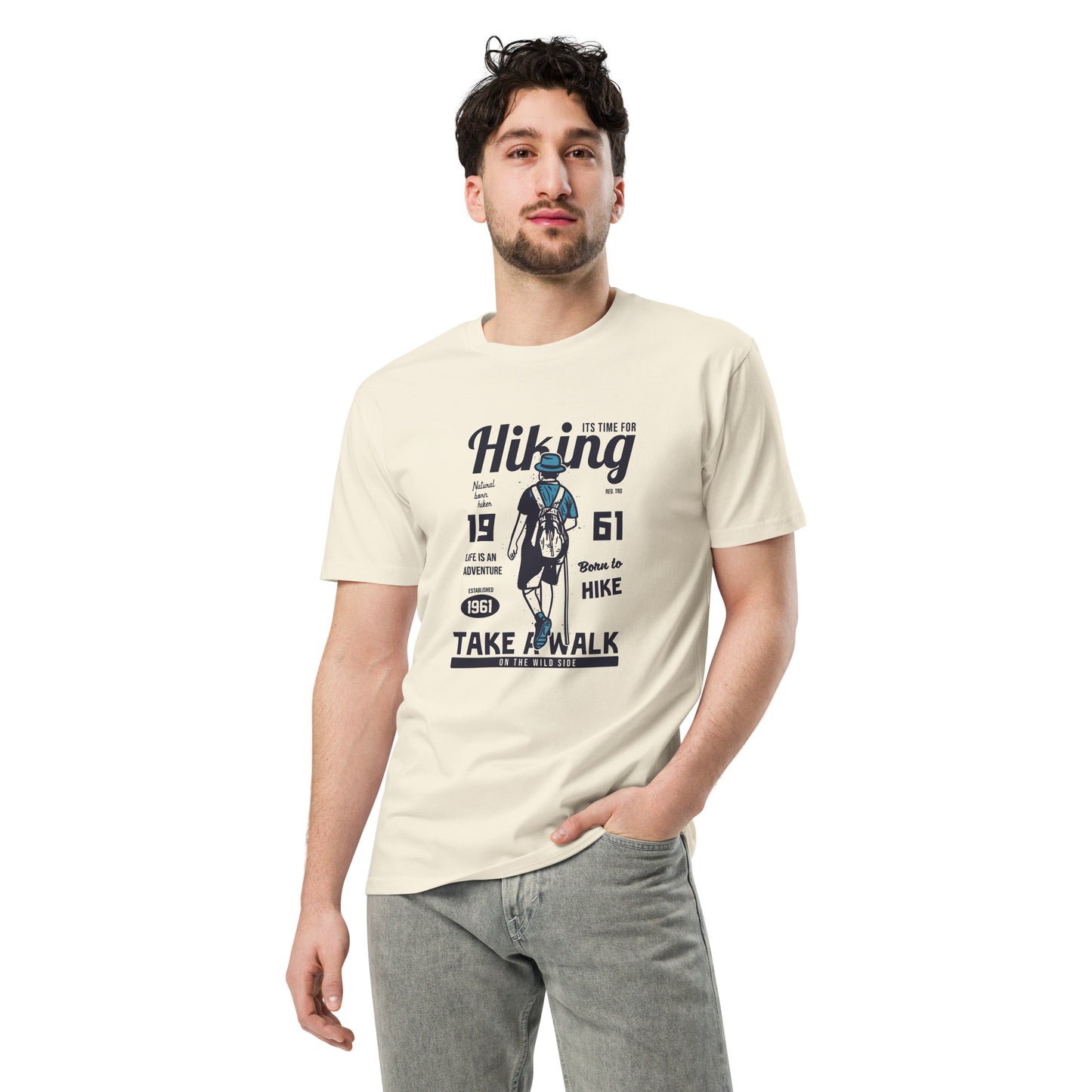 Hiking Unisex premium t-shirt