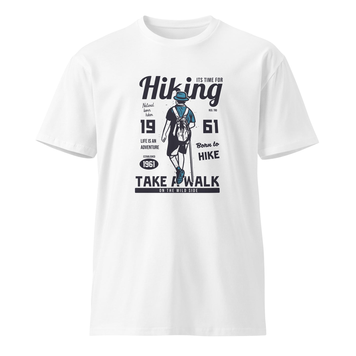 Hiking Unisex premium t-shirt