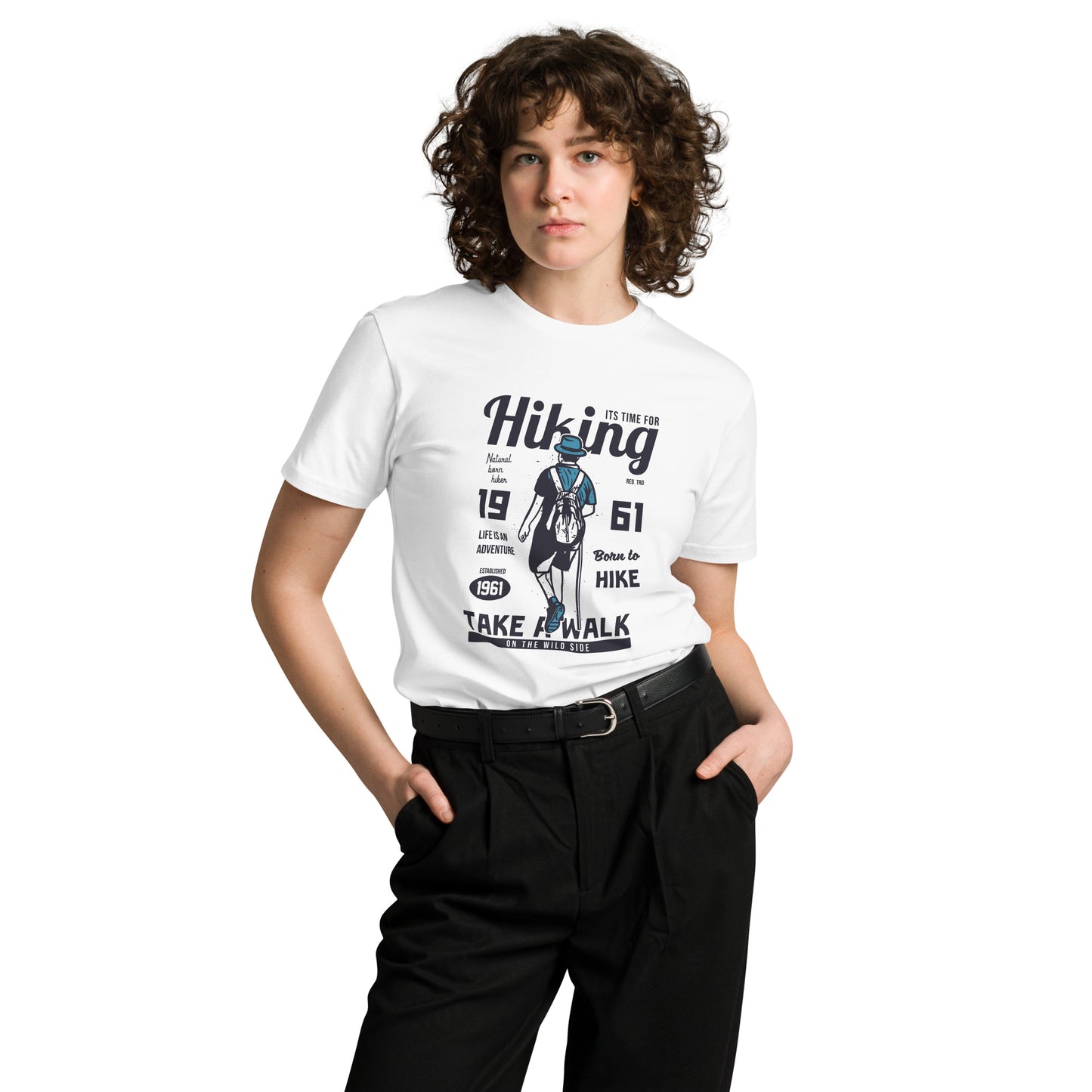 Hiking Unisex premium t-shirt